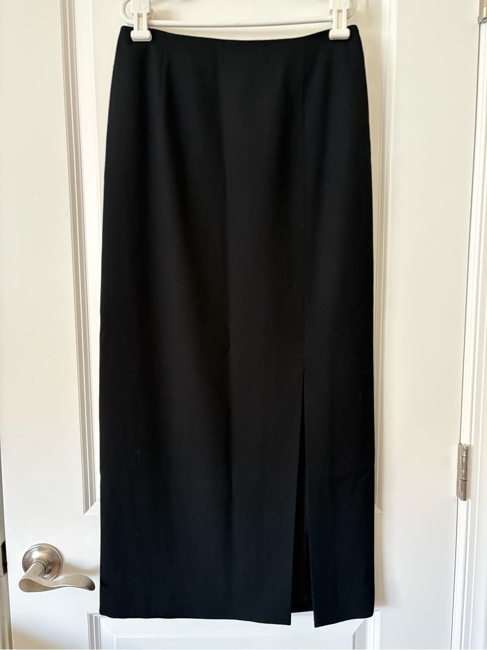 Classic Black Maxi Pencil Skirt